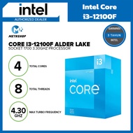 Intel Processor Core i3 12100F Socket LGA1700 CPU 3.3GHz Up To 4.3GHz Alderon Lake Series 12th Gen