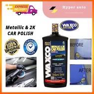 Waxco Metallic & 2K Car Polish (500ml) nano tech shine 3 month protective fast & easy car care auto
