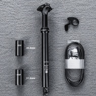 X-FUSION Manic Gravel Dropper Seatpost 27.2 30.8 31.6mm 50 100mm Travel Internal Cable For Gravel XC