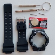 GA700 Strap & Bezel Replacement GA700 GA 700 GA710 MATTE BLACK