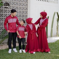 (READY ANAK) Baju Couple Gamis Lebaran Terbaru Dress Pesta Mewah