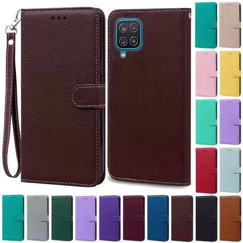 SamsungM12 Case For Samsung Galaxy M12 Case Luxury Leather Wallet Case For Samsung M12 M 12 Flip Cov
