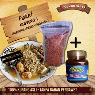 PETIS KUPANG KERING BUMBU KUPANG BALAP ASLI SIDOARJO PAKET KUPANG 1KG+PETIS KUPANG ORIGINAL