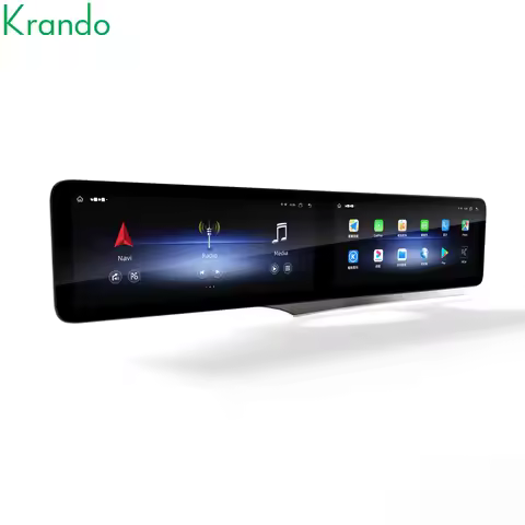 Krando 24.6'' Dual Screen For BENZ A W176 CLA C117 GLA X156 2012 - 2020 Android Autoradio Wireless C