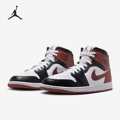 Nike Air Jordan 1 Men's Classic Spliced Outdoor Training Basketball Shoes HF3216-102 Comfortable M