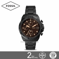 FOSSIL FS5851 Bronson Chronograph Black Stainless Steel Men's Watch (OFFICIAL FOSSIL WARRANTY)