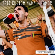 Mitra Kukar Tenggarong Club Strip Football Jersey Custom Stripe Shirt Name and Back Number - 89