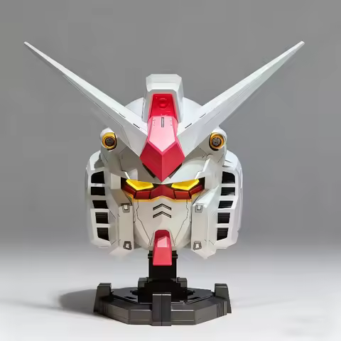 Rx-78-2 Ganso Yuanzu Comic Exhibition Cosplay Helmet Action Figures Wearable Luminous Version Deskto