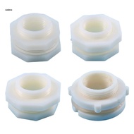 ✿ Plastic Bulkhead Fitting Water for Tank Connector for Pools Chicken Poultry Wate