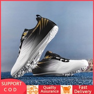 【Ready Stock】Sprint Spikes Shoes Athlete Running Training Shoes Men Professional Track Field Shoes W