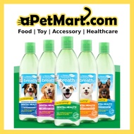 Tropiclean Fresh Breath Dental Health Solution Water Additive for Dog Cat Puppy Kitten
