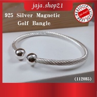 READY STOCK | Original 925 Silver Magnetic Golf Bangle | 925 纯银手环 | Gelang Tangan Bangle Perak 925