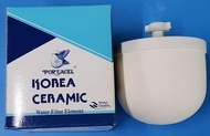 ไส้กรองน้ำแร่เซรามิค 4 นิ้ว (KOREA CERAMIC กล่องสีฟ้า)