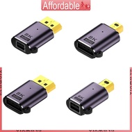 GLO Mini Adapter Male to Female Converters Gold-plates Interfaces Fast Transfer 7680x4320P 8K60Hz 4K