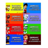 Sticker Paw Patrol name label Sticker/