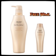 Shiseido Professional Sublimic Aqua Intensive Shampoo 500ml +Free 50ml Aqua Shampoo