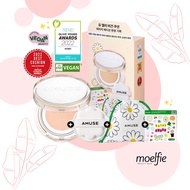 AMUSE DAISY X JANG WGYOUNG LIMITED EDITION AMUSE DEWI VEGAN CUSHION SPF 38 PA+++ SPECIAL SET