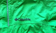 Columbia 風褸，外套， 綠色長袖
