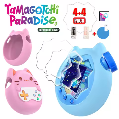 Liquid Silicone Resistant Case For Tamagotchi Paradise Screen Protector Cover For Tamagotchi Paradis