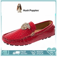 Hush_Puppies รองเท้าโบ๊ทชูส์สไตล์เกาหลีโลฟเฟอร์ส้นเตี้ย,รองเท้าโลฟเฟอร์ผู้ชายรองเท้าลำลองรองเท้าโบ๊ทชูส์ผู้ชาย
