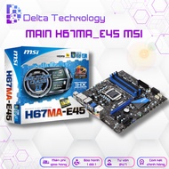 Motherboard, Mainboard MSI H67MA-E45, Socket LGA 1155, 4 Ram Slot, Genuine Commitment,
