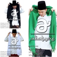 Sorban Rida Polos Panjang Rida Rayon Surban Habib Kashmiri Polos, Sorban Hitam Polos, Sorban Hijau P