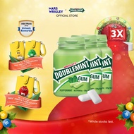 [Bundle of 3] Doublemint Peppermint Bottle Gum / Chewing