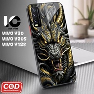HP Softcase VIVO Y20hp VIVO Y20S V2029, V2029 Glossy Case Shiny Glass Casing Protective Mobile Phone