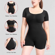 Jumpsuit korset dewasa wanita pakaian luar membentuk badan sehelai lengan pendek baju ketat badan pa