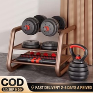 Adjustable Dumbbell Set 10-20kg Gym Equipment 4 IN 1 Barbell Set for Home