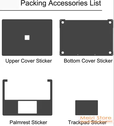 For Microsoft Surface Laptop Studio 2 1 14.4 inch /Surface Laptop Go 3 2 1 12.4'' Full Body Sticker 