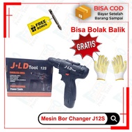 Jld Bor Baterai 12 Volt Bor Tangan J12S Bor Cordless 1 Baterai Bonus