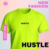 MICROFIBER hustle baju jersey sukan sports yoga running gym workout t shirt lelaki perempuan tshirt 