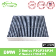 BMW 3 Series 1 Series F30 F31 F34 F20 F21 Carbon Cabin Air Filter Active Carbon OE 64119283497