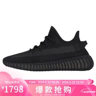 阿迪达斯ADIDAS运动休闲鞋男女三叶草椰子鞋YEEZY 350运动鞋HQ4540黑41