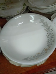 🔥Corelle Loose Soup Plate 21 cm Silver crown (1 pcs)
