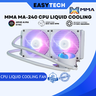 EASYTECH | MMA BRAND MA240 WATERCOOLING  AURA ARGB SYNC