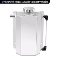 【Car Home】 1L/2L Oil Catch Can Reservoir Aluminum Tank Engine Coolant Radiator Overflow Oil Fuel Tan