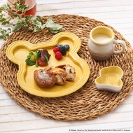 LE CREUSET瓷器小熊維尼系列餐桌用具套組/ 溫桲黃/肉豆蔻