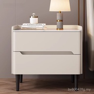 Factory Light Luxury Bedside Table Bedside Table Slate Smart Leather New Style Household Multifuncti