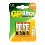 GP ALKALINE ULTRA PLUS 4 AAA CARD