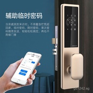 APP Intelligent Management Blue Shield Electronic Remote Card Swiping Sensor Wooden Door Password Lo