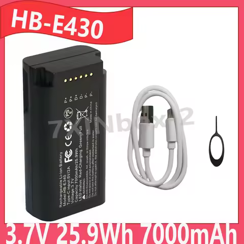 Brand New HB-E430 3.7V 25.9Wh 7000mAh Battery Replacement For eufy Security Video Doorbell E340 Seri