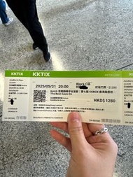 5/31 KKBoX $1280 門票 BLK C