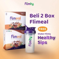 PACKAGE OF 2 FLIMEAL BOXES + FREE 1 FLIMTY HEALTHY SIPS SHAKER by FLIMTY (FLIM MEAL REPLACEMENT)