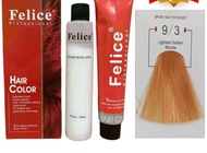 Felice Hair color 9/3 light golden Blonde Cat rambut pewarna rambut