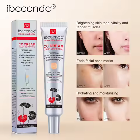 CC Cream for Face Concealer Makeup Foundation Concealer Full Coverage Cosmetics Base Female Cc Moist
