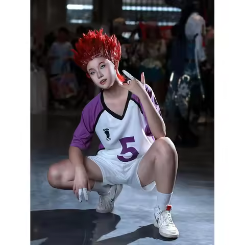 Anime Haikyuu Cosplay Shiratorizawa Academy Uniforms Eita Semi Tendou Satori Top Shorts T-shirt Full