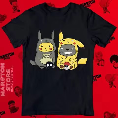 Pokemon Gengar Anime Men's T Shirt 2026 Summer Y2k Cotton Women Short Sleeve Tee Streetwear Casual T
