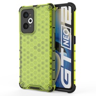 Realme GT Neo2 Case RUILEAN Honeycomb Box PC + TPU Translucent Case Cover for Realme GT Neo2